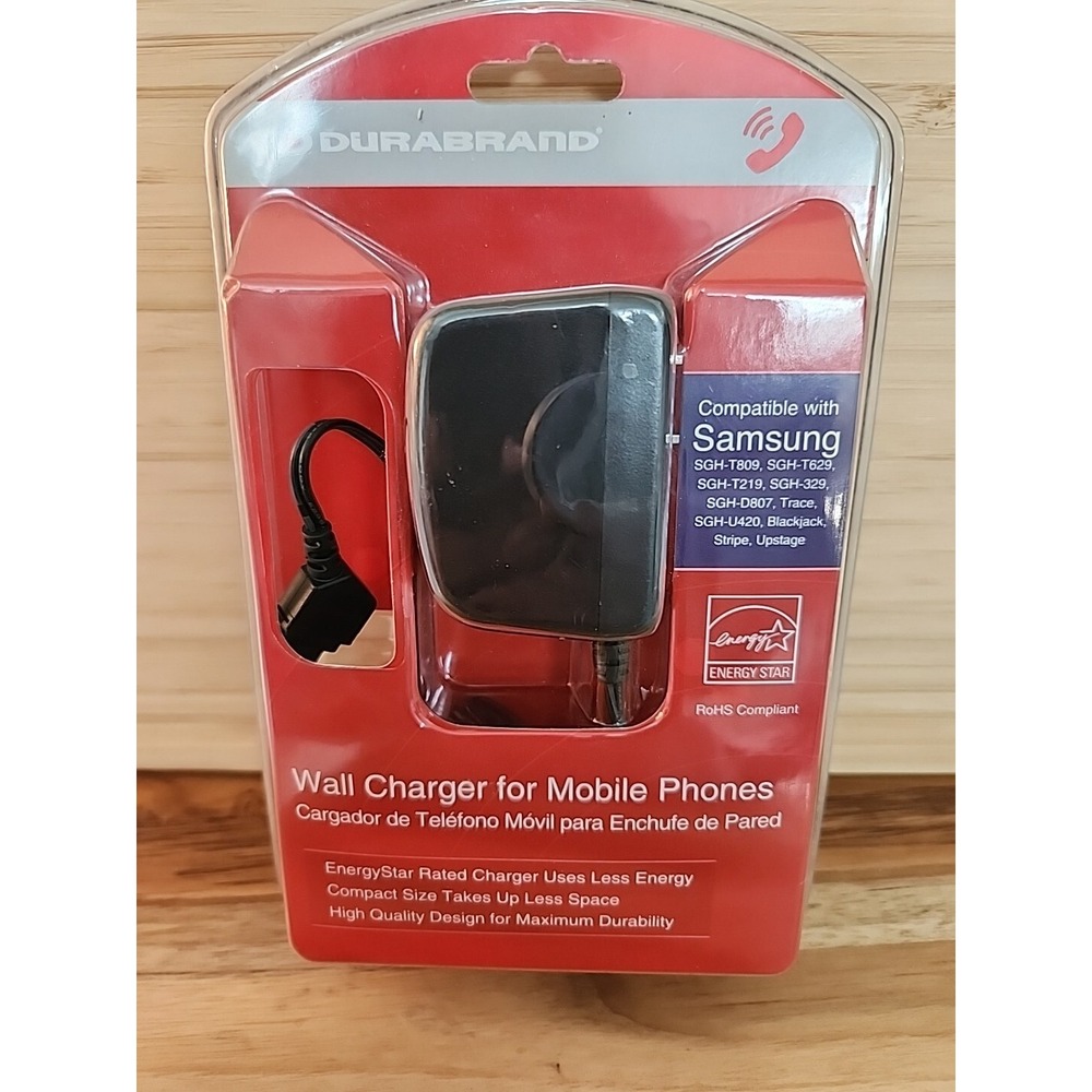 New Durabrand Wall Charger For Mobile Phone Compatible w Samsung